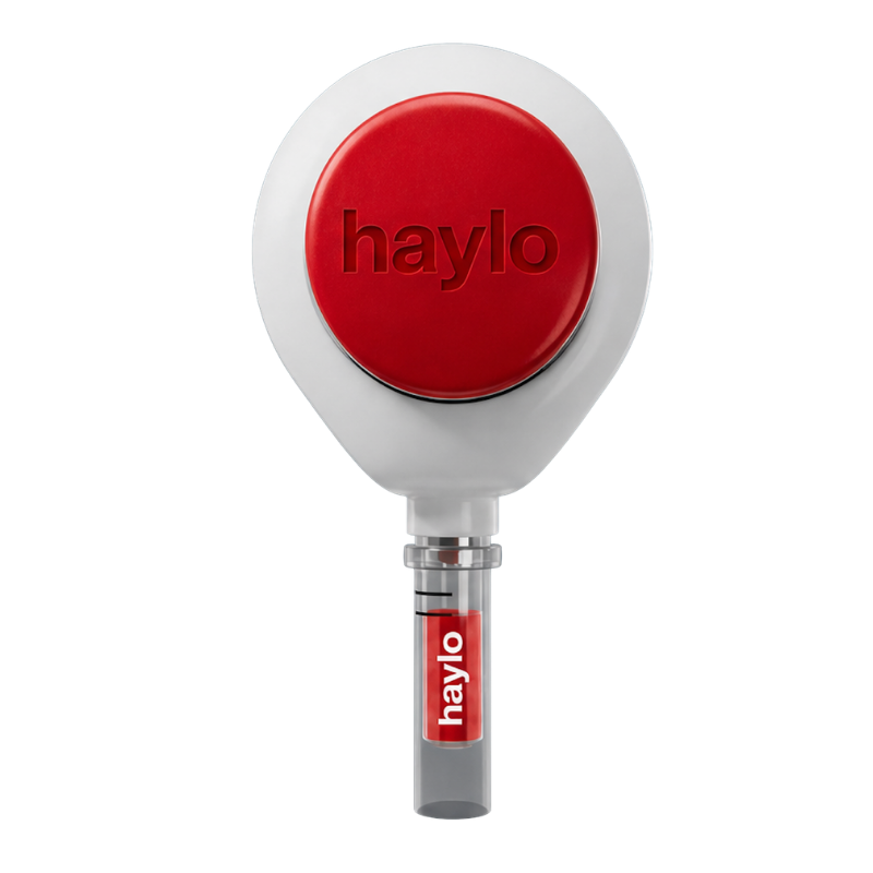 Haylo at-home blood testing device
