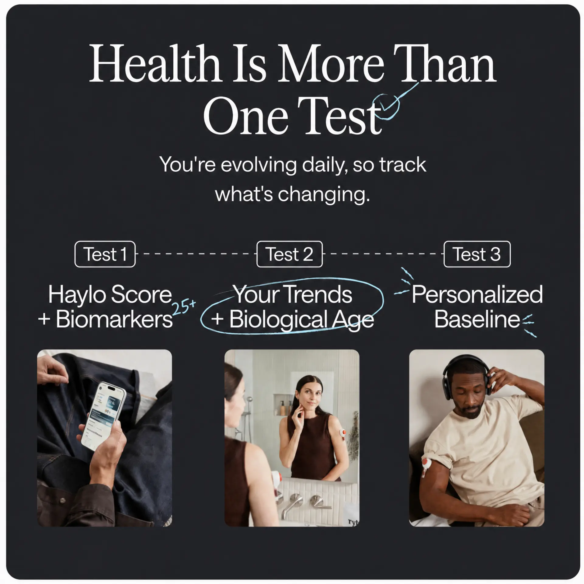 Health is more than one test — track your trends over time