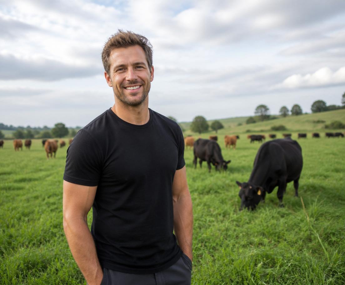 A healthy man showing measurable progress